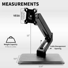 Load image into Gallery viewer, Pneumatic Arm Desk Stand