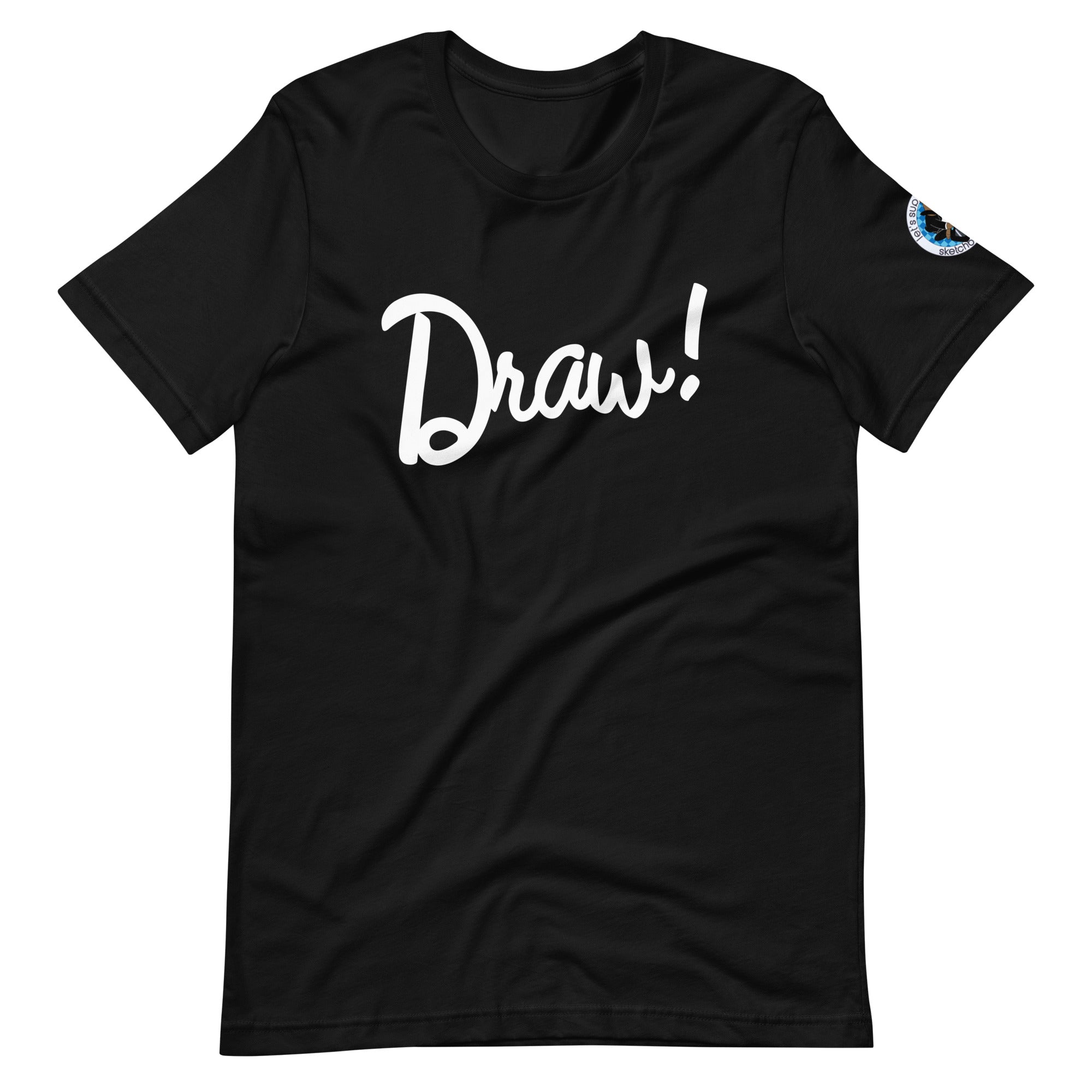 トップス draw drawers LaceBoatNeckT-shirts Draw! T-Shirt – Sketchboard Pro